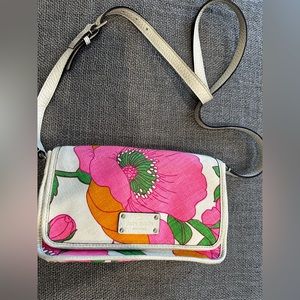 Kate Spade Crossbody floral Canvas bag